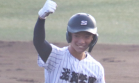 滋賀学園・藤川は頼れる主将、昨年センバツでノーヒットだった悔しさを晴らす【高校野球界の逸材】

