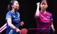 張本美和＆長﨑美柚組が元世界1位ペアとの大一番を制す　平野美宇＆木原美悠組と決勝で激突、17歳は4冠獲得に注目【全日本選手権2026】