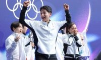 【五輪】「りくりゅう」世界歴代３位８２・８４点でトップ「いいバトンを渡せた」　団体ペアＳＰ
