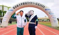 宮古島大学駅伝スタート　気温１３度　青学大・原晋監督「絶好のコンディションです」