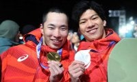 スノボ木俣椋真、充実の銀　木村の金メダルには「ちょっと触らせて」