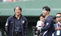 侍ジャパン　松井秀喜氏が第一声で「恐縮です」と語った理由とは「私にとっても初めての経験」佐藤輝に伝えた「子供の時タイガースファンだったよ」に報道陣ニッコリ
