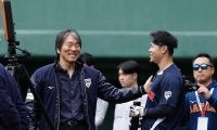 【侍ジャパン】阪神佐藤輝明「やっぱデカい」森下翔太「尊敬しています」松井秀喜氏訪問に感激