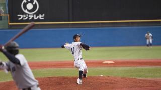 田中誠８回２失点。立大がサヨナラ危機脱し、引き分け