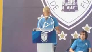 【動画】パチューカ本田がスペイン語を披露　地元ファンも大興奮