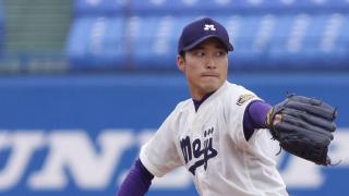 明大　開幕前インタビュー　水野匡貴