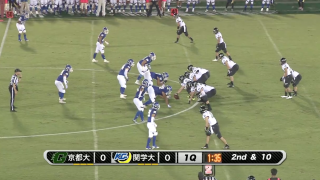 京都大学 vs 関西学院大学 (西京極)