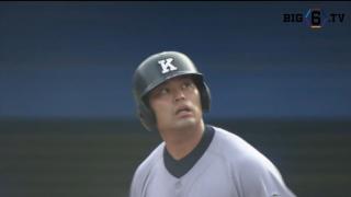 慶應・岩見（比叡山）リーグ新5試合連発&岡田彰布に並ぶ通算20号!!