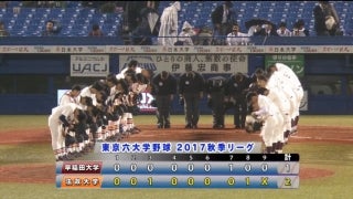 【ハイライト】早稲田大学 対 法政大学 1回戦