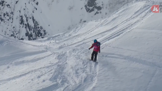 【動画】FWTスゴい映像 空撮 スノーボード女子