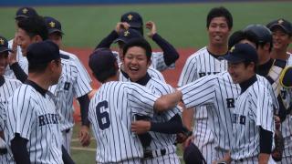 田中誠、９回１失点で今季初完投勝利！　立大、勝ち点２とし単独首位に