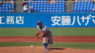 小林(3年/横浜翠嵐)要所を締める好投を見せるも得点が奪えず【東京大学野球部】