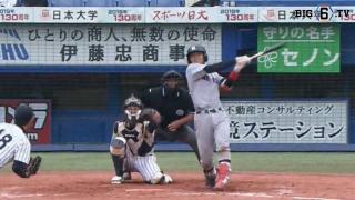 慶應・郡司 首位攻防戦で今季第1号！