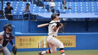春季フレッシュリーグ  杉浦・岡田悠の連続本塁打を 含む17安打15得点でリーグ戦に続く大勝を収める！2試合終了時点で明大、早大と同率1位 で後半3試合へ