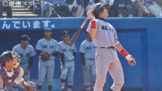 菊地好投も投手戦を落とす 明大②
