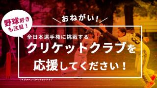 野球好きも注目！ワイヴァーンズクリケットクラブが支援プロジェクト開始