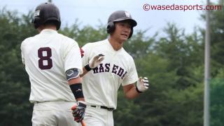 稲穂打線が猛威を振るう。大量１４得点で夏季オープン戦開幕！／明学大戦