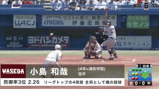 【BIG6's Top 3 players 】防御率ランキング