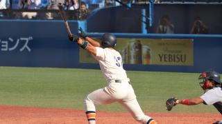 東京六大学野球秋季リーグ戦 第4週 慶大2回戦 宇草・中村浩・吉岡の本塁打を含む13安打8得点と打線が奮起！！救援・菅野も好投し快勝を収め勝ち点3へ望みをつなぐ！