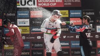 ブルーニ今季4戦中３度目の優勝！MTBワールドカップダウンヒル第4戦