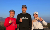 ⛳️渋野日向子、マー君＆ザキヤマと笑顔でラウンド⁉️
