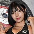 井岡一翔戦ラウンドガール三橋くん、胸元ぱっくり水着でえなこらと２S「すきすぎて語彙力ない」