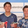  徳田廉大、白石光下しITF13勝目 