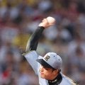 阪神　６２年ぶり９試合連続２失点以下へ、才木は５回１失点で降板、１１４球と球数かさむ