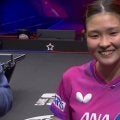 世界4位にストレート勝利の橋本帆乃香「自分が持っているものを出し切るつもりで試合に臨んだ」【卓球 USスマッシュ2025】