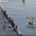 場外が大騒ぎ！大谷翔平、爆速着水弾で“まさかの光景”「やりすぎｗ」「海寒いだろ」 球場騒然の“衝撃シーン”が話題に