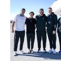 大谷翔平ら5選手が空港で笑顔　ド軍が“貴重な1枚”を公開…オールスターへ出発