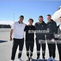 大谷翔平、空港での“肩組みショット”公開　オールスターへ出発…SNS更新