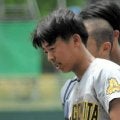 米子北の2年生主将 初戦敗退に涙