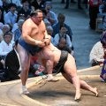 玉鷲、2日連続差し違えで白星「見えないパワーをもらっているのかも」場所前に玉の海の墓参り