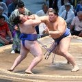 横綱・大の里 初顔合わせ安青錦に完勝