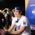 大谷翔平　本塁打競争で他球団選手の家族からサイン攻めのほっこりシーン　会見では持論「飛距離にフォーカスを置いても」