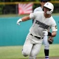1番打者、持ち味のパワー生かして本塁打放つ　藤嶺藤沢の五島湊選手
