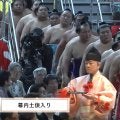 人気力士、衝撃の“金ピカ”化粧まわしに熱視線 「高そう」「カッコイイ」反響続々