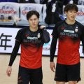ＶＮＬ千葉大会へ男子日本代表が前日練習　主将・石川祐希「ファイナルラウンド進出を決めることが目標」