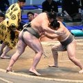 炎鵬が新会場で初勝利 星を五分に戻す