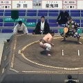 負けた力士が「なんてこった！」強すぎる序ノ口力士に「そんなに差があるのかw」驚き
