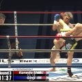 「骨の音が…」左ハイで衝撃KO 放送席驚きの劇的決着