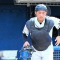 守りの要がチームを引っ張る、中央の菊池主将　高校野球茨城大会