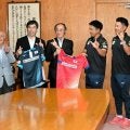 ホッケー男子日本代表が岩手町で初合宿　子どもらとふれあいも