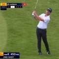 【動画】歴代王者ハーマンが「65」で3位浮上、スタートホールからベタピン