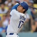 失投を逃さずに粉砕！ “史上初の特大弾”も刻んだ大谷翔平の後半戦初アーチに米震撼「どんだけボールを飛ばすんだ」