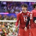 【バレー】日本が第１セット先取、VNLファイナルＲ進出王手！石川祐希ら強烈サーブで連続得点