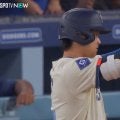 熱い視線はすべて大谷翔平へ…終盤戦での猛追→同点弾へあと一伸びの大飛球に「惜しかったね」「いったかと思った！」