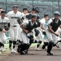 松商学園が甲子園練習、「聖地」の感触に「テンション上がった」