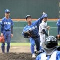 青藍泰斗が甲子園練習、感触を確認　部長は35年越しの夢かなえる
